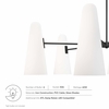 Beacon 6-Light Chandelier in Opal Black