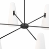 Beacon 6-Light Chandelier in Opal Black