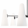 Beacon 6-Light Chandelier in Opal Black
