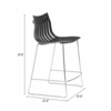 Beaufort Counter Stool - Set of 2 in Black