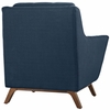 Beguile Fabric Armchair in Azure