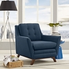 Beguile Fabric Armchair in Azure