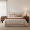 Bela Floating Queen Headboard in Ivory