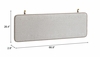 Bela Floating Queen Headboard in Ivory