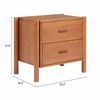 Beleza Nightstand in Walnut