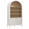 Bellamy Tall Arched Display Cabinet Bookcase