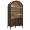 Bellamy Tall Arched Display Cabinet Bookcase