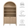Bellamy Tall Arched Display Cabinet Bookcase