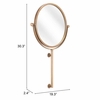 Bernis Mirror in Brass