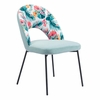 Bethpage Dining Chair Set of 2 in Multicolor Print &