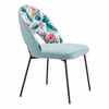 Bethpage Dining Chair Set of 2 in Multicolor Print &