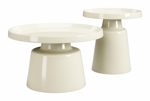 Beurre Coffee Table Set 2-Piece in Ivory