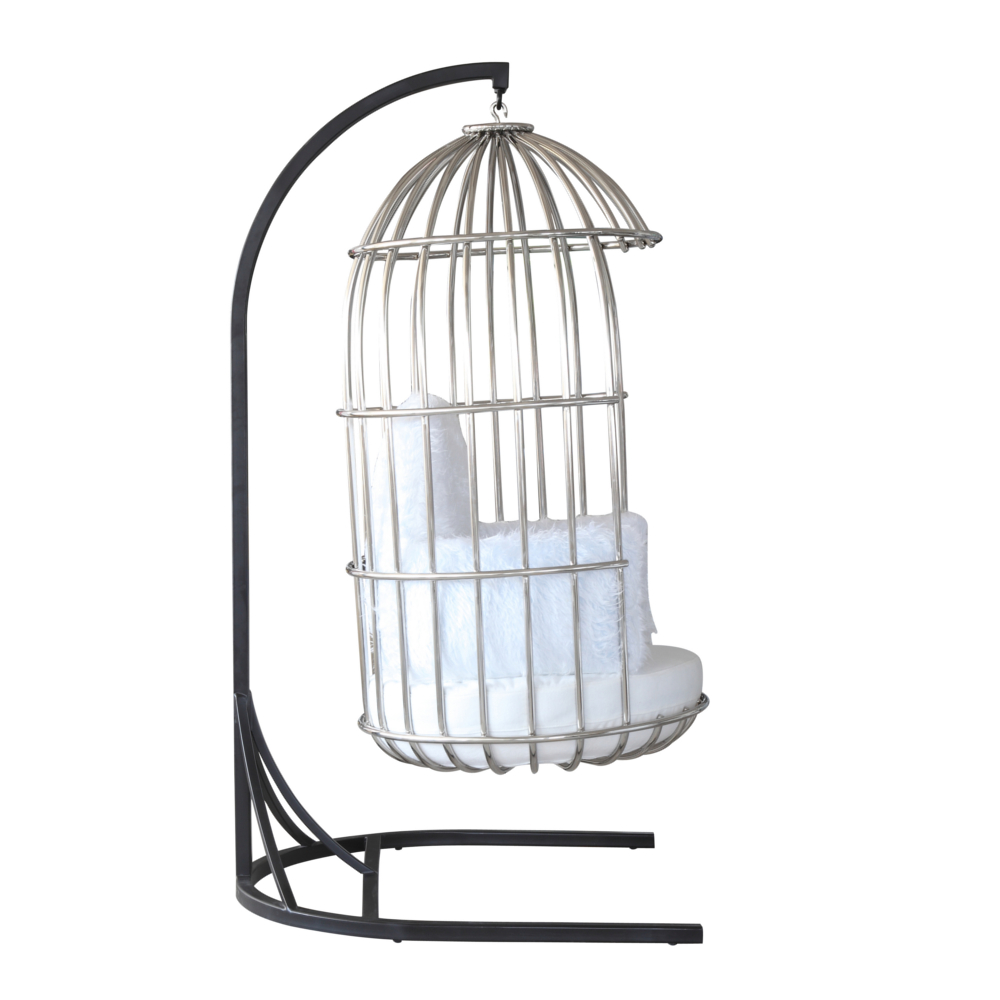 Bird Hanging Chair, White Modern In Designs