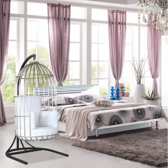 Bird Hanging Chair, White Modern In Designs