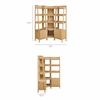 Bixby 3-piece Corner Bookshelf Set with Narrow Bookshelves