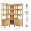 Bixby 3-piece Corner Bookshelf Set with Narrow Bookshelves