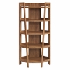 Bixby 71 Inch Corner Bookshelf