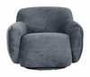 Boble Swivel Chair in Storm Gray