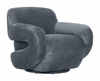 Boble Swivel Chair in Storm Gray
