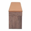 Bonker Storage Bench Set of 2 in Brown