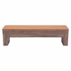Bonker Storage Bench Set of 2 in Brown