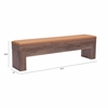 Bonker Storage Bench Set of 2 in Brown