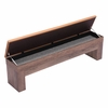 Bonker Storage Bench Set of 2 in Brown