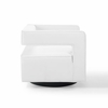 Booth Performance Velvet Swivel Armchair