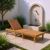 Breath Chaise Lounge in Brown