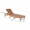 Breath Chaise Lounge in Brown
