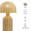 Briar Rattan Table Lamp in Natural