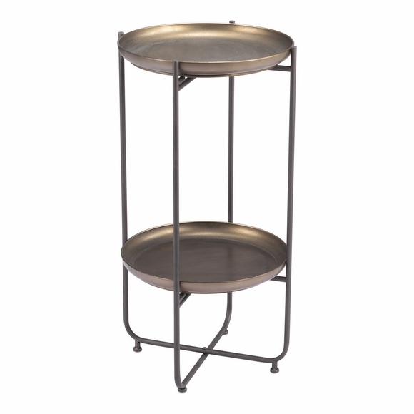 Bronson Accent Table in Bronze