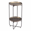 Bronson Accent Table in Bronze