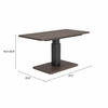 Brule Adjustable Dining Table