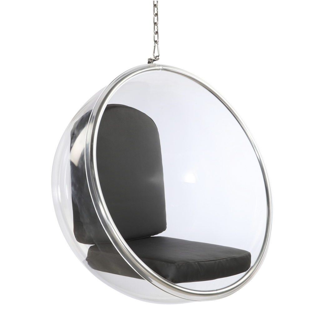 Bubble Polished Chrome Hanging Chair - Modern In Designs