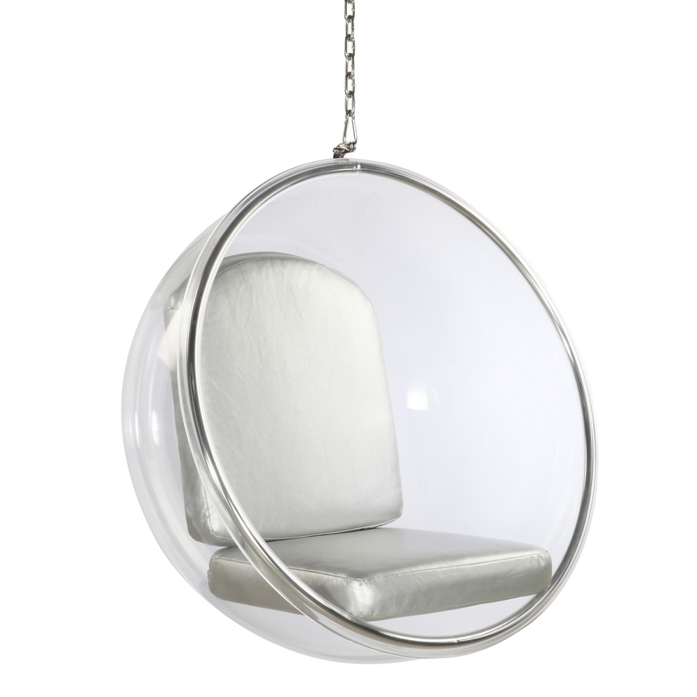 Bubble Polished Chrome Hanging Chair - Modern In Designs