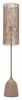 Buff Floor Lamp in Taupe