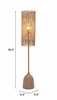 Buff Floor Lamp in Taupe