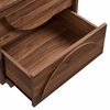 Bulwark 2-Drawer Nightstand in Walnut