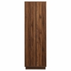 Bulwark 3-Door Wardrobe Closet in Walnut