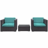 Burrow 3 Piece Outdoor Patio Sofa Set