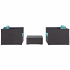 Burrow 3 Piece Outdoor Patio Sofa Set
