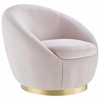 Buttercup Performance Velvet Performance Velvet Swivel Chair