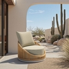 Cabana Swivel Chair in Multicolor