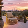 Cabana Swivel Chair in Multicolor