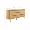 Cadence 6-Drawer Curved Dresser