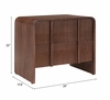 Calipso Nightstand in Walnut