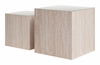 Cambro Coffee Table Set 2-Piece in Stone Beige