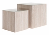 Cambro Coffee Table Set 2-Piece in Stone Beige