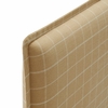 Camille Checkered Linen Blend Full Size Headboard